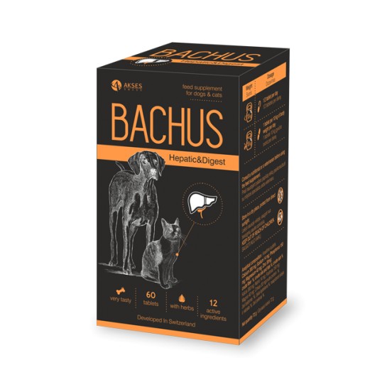 Bachus Hepatic&Digest, (N60) kepenims ir skrandžiui