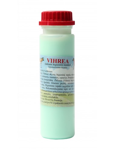 Vihrea linimentti, cooling ointment for animals