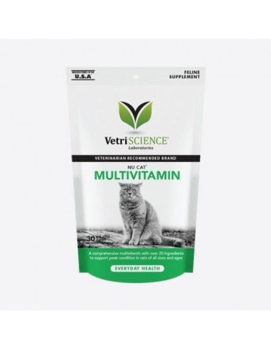 Nu-Cat Multivitamin, papildas katėms bendrai imuninei sistemai N30